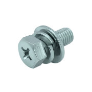 +십자 육각샘스2장 [백색]